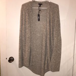 Express Bell Sleeve Gray Cardigan